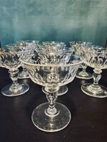 10 coupes à champagne cristal Saint Louis