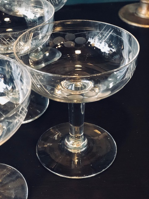 10 coupes à champagne vintage