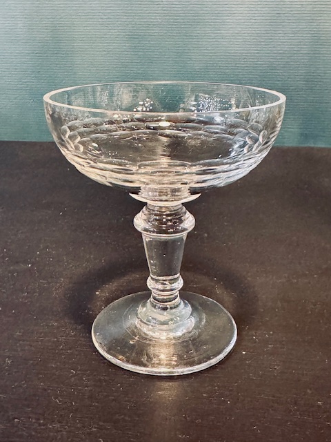 10 coupesà champagne verre ancien 