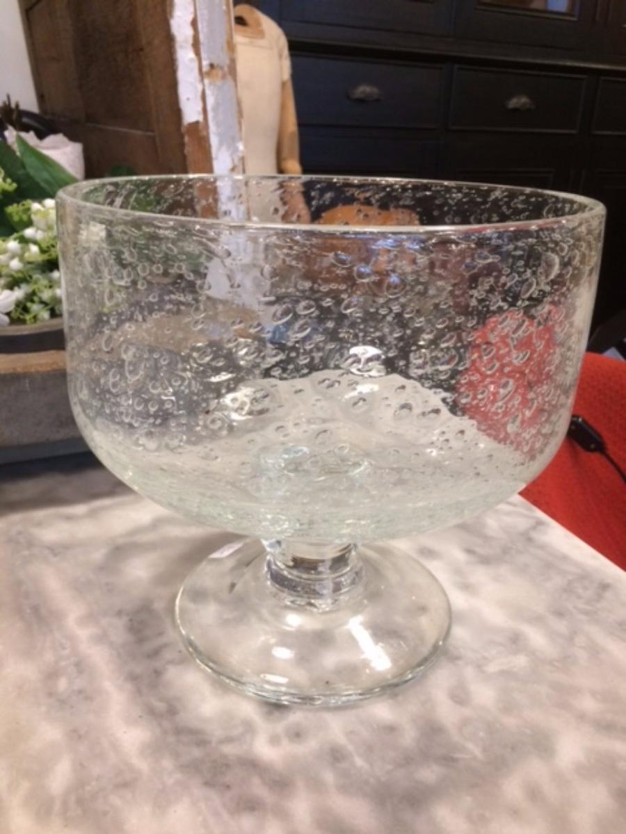 Coupe en verre soufflé