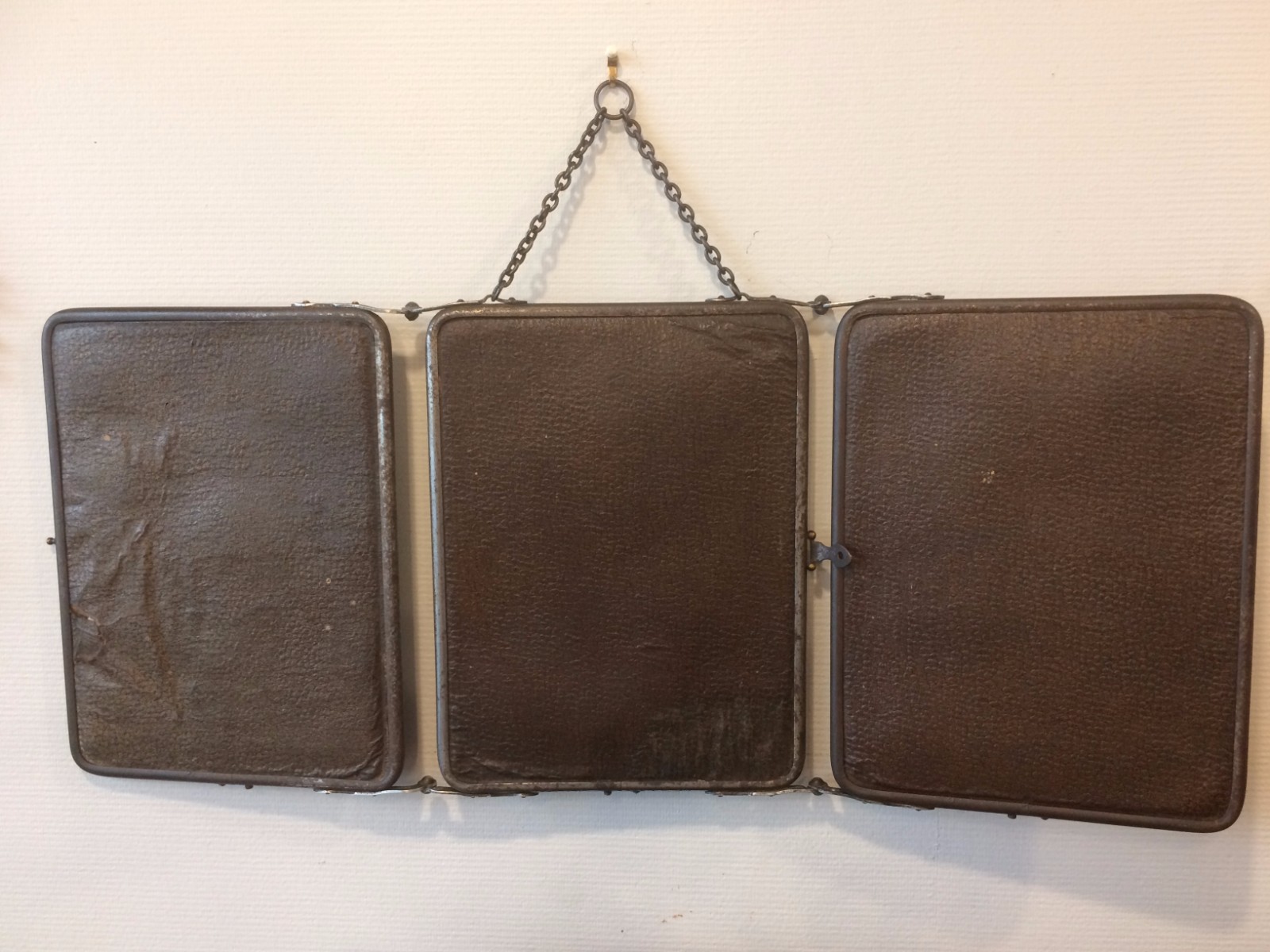 Miroir de barbier ancien