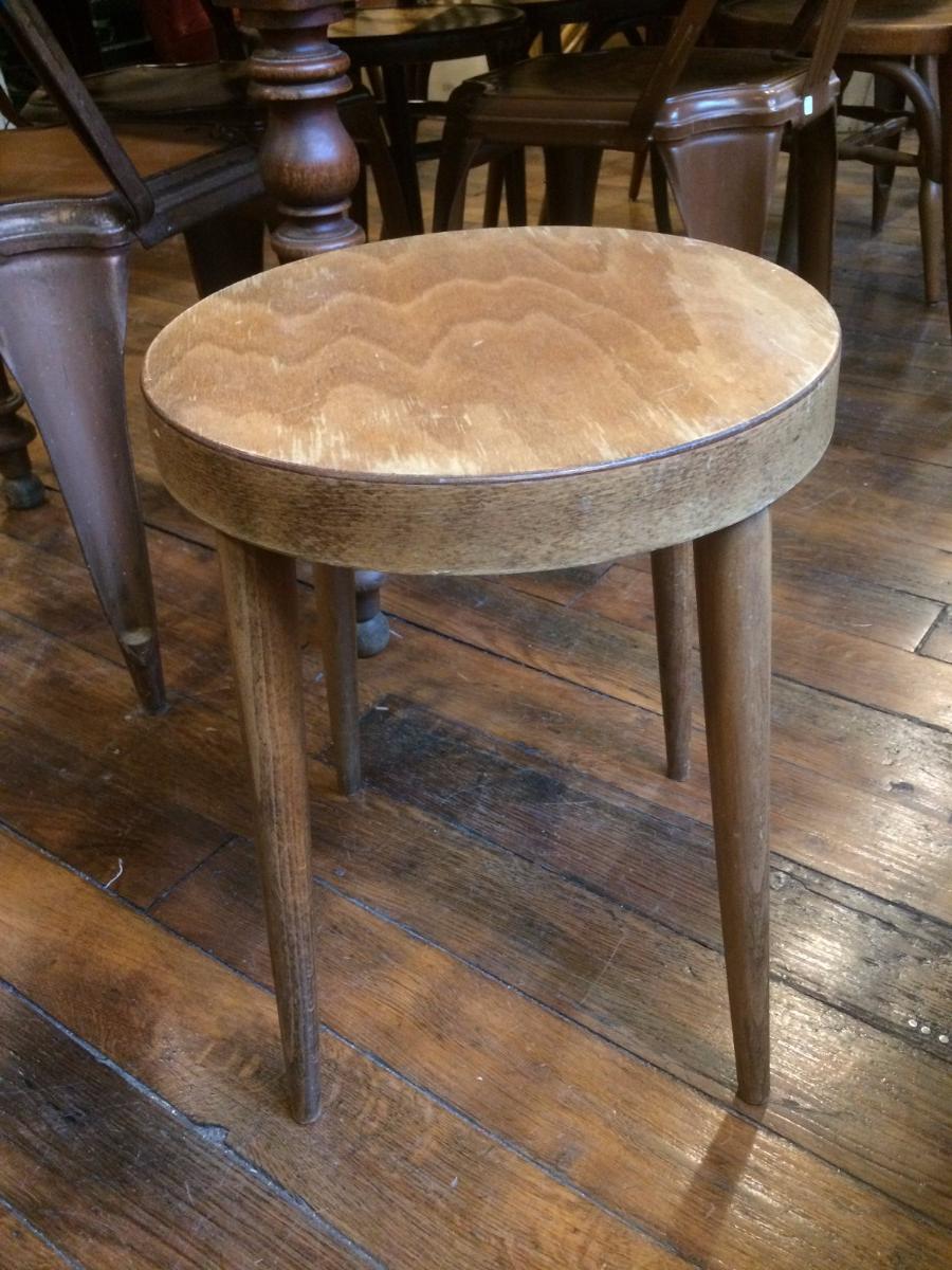 Tabouret en bois Baumann