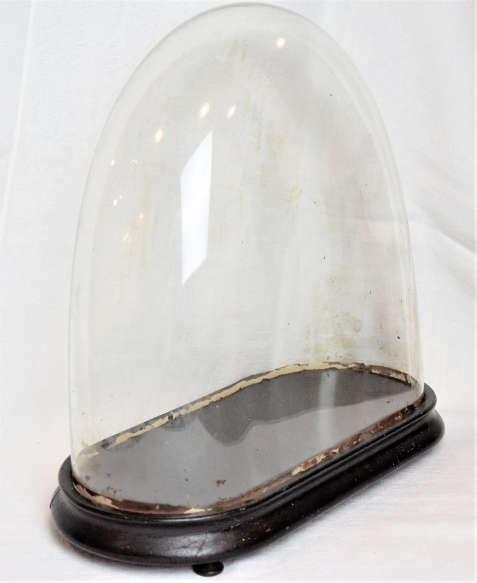 Globe de mariée Napoléon III en verre 