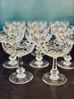 11 coupes à champagne cristal Baccarat
