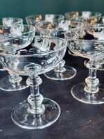 11 coupes à champagne cristal Saint Louis