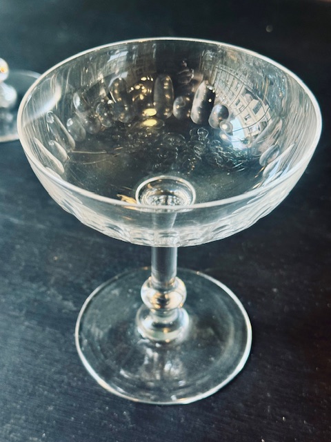 11 coupes à champagne cristal Saint Louis