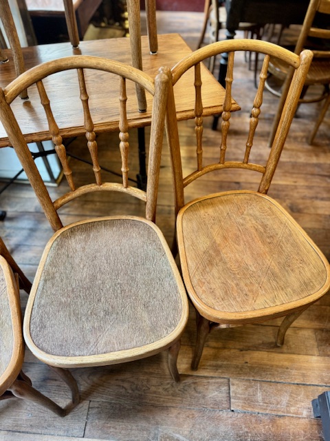 2 chaises de bistrot de Jacob et Josef Kohn