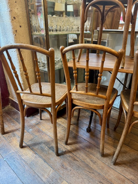 2 chaises de bistrot de Jacob et Josef Kohn