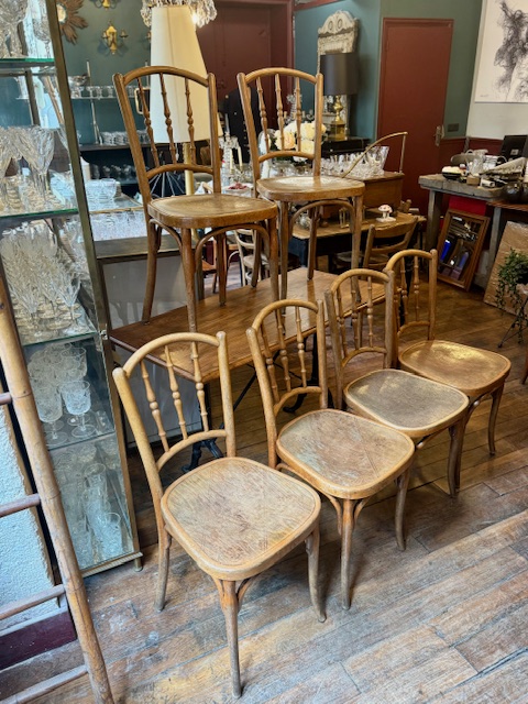 2 chaises de bistrot de Jacob et Josef Kohn