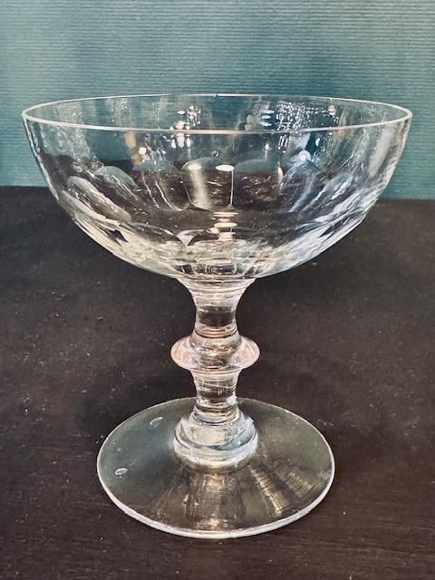 3 coupes à champagne style Louis Philippe