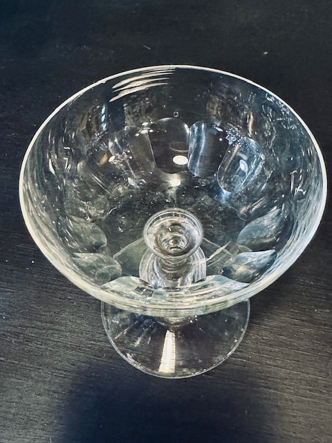 3 coupes à champagne style Louis Philippe