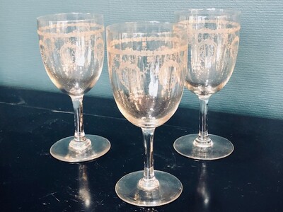6 VERRES À orangeade en cristal de sèvres modèle a définir EUR 89,00