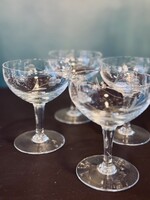 4 coupes à champagne vintage-