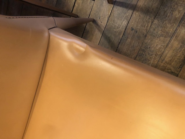6 chaises design en cuir gainé