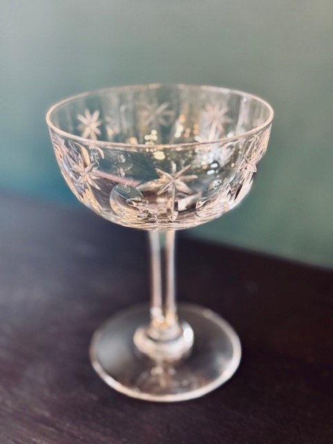 6 coupes à champagne cristal