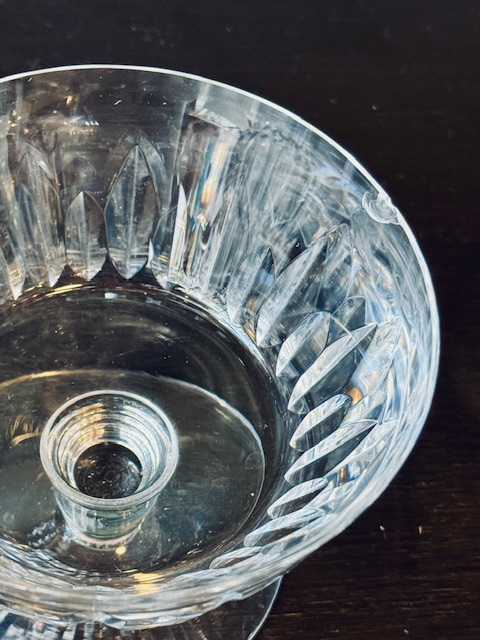 6 coupes à champagne cristal Baccarat 