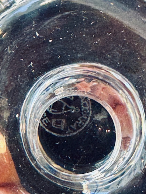 6 coupes à champagne cristal Baccarat 