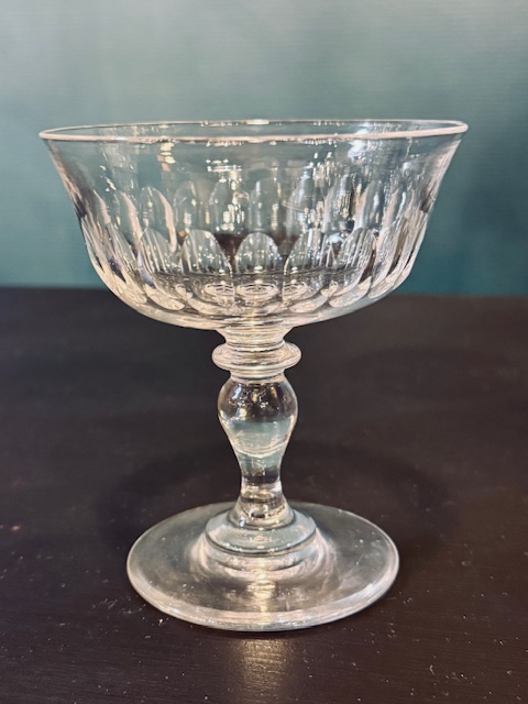 6 coupes à champagne cristal Saint Louis