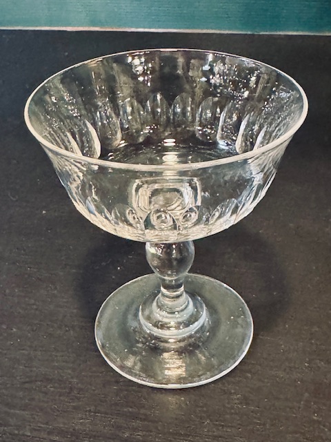 6 coupes à champagne cristal Saint Louis