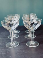 6 coupes à champagne design vintage