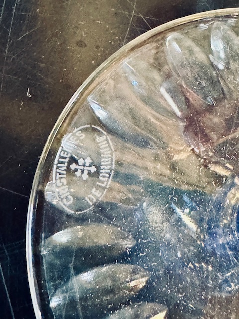 6 grands verres à vin d'Alsace couleurs en cristal