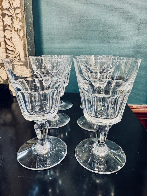 6 verres à eau cristal Baccarat Missouri