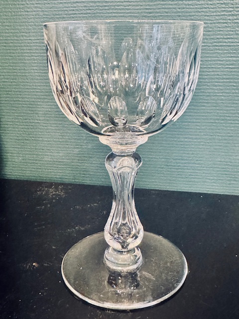 6 verres à eau cristal Val Saint Lambert