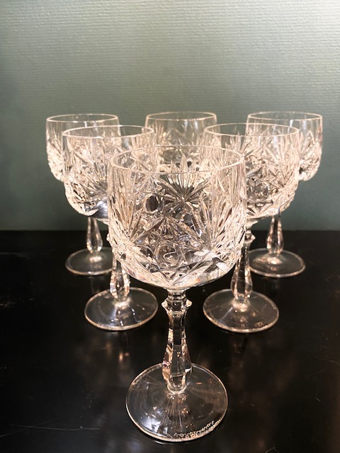 12 verres à eau en cristal Baccarat