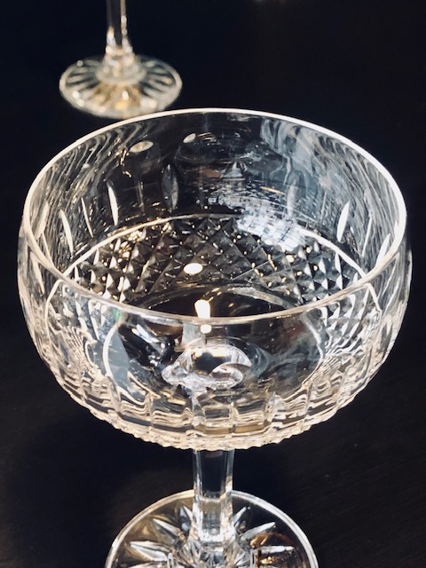 6 verres à vin cristal de Paris
