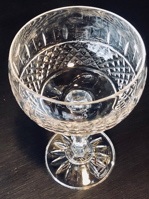 6 verres à vin cristal de Paris