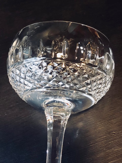 6 verres à vin cristal de Paris