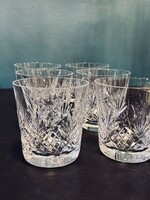 6  verres à whisky en cristal ciselé