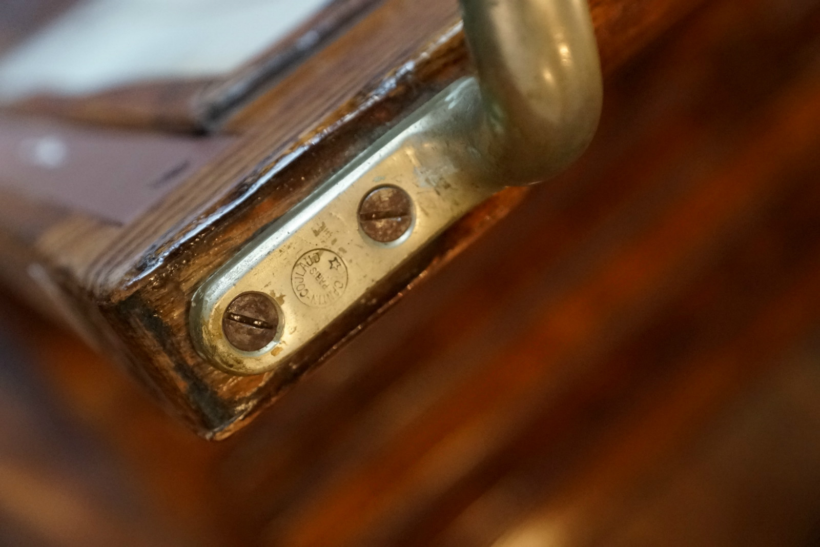 Banquette de métro des années 30