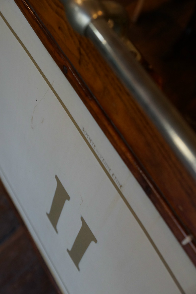 Banquette de métro des années 30