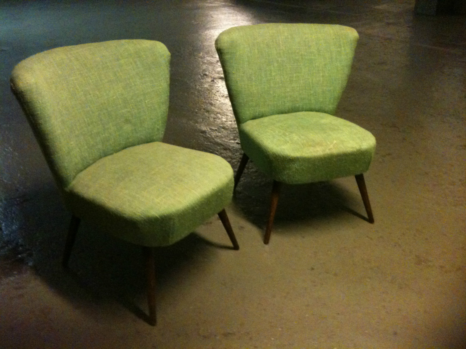 Paire de fauteuil cocktail année 50