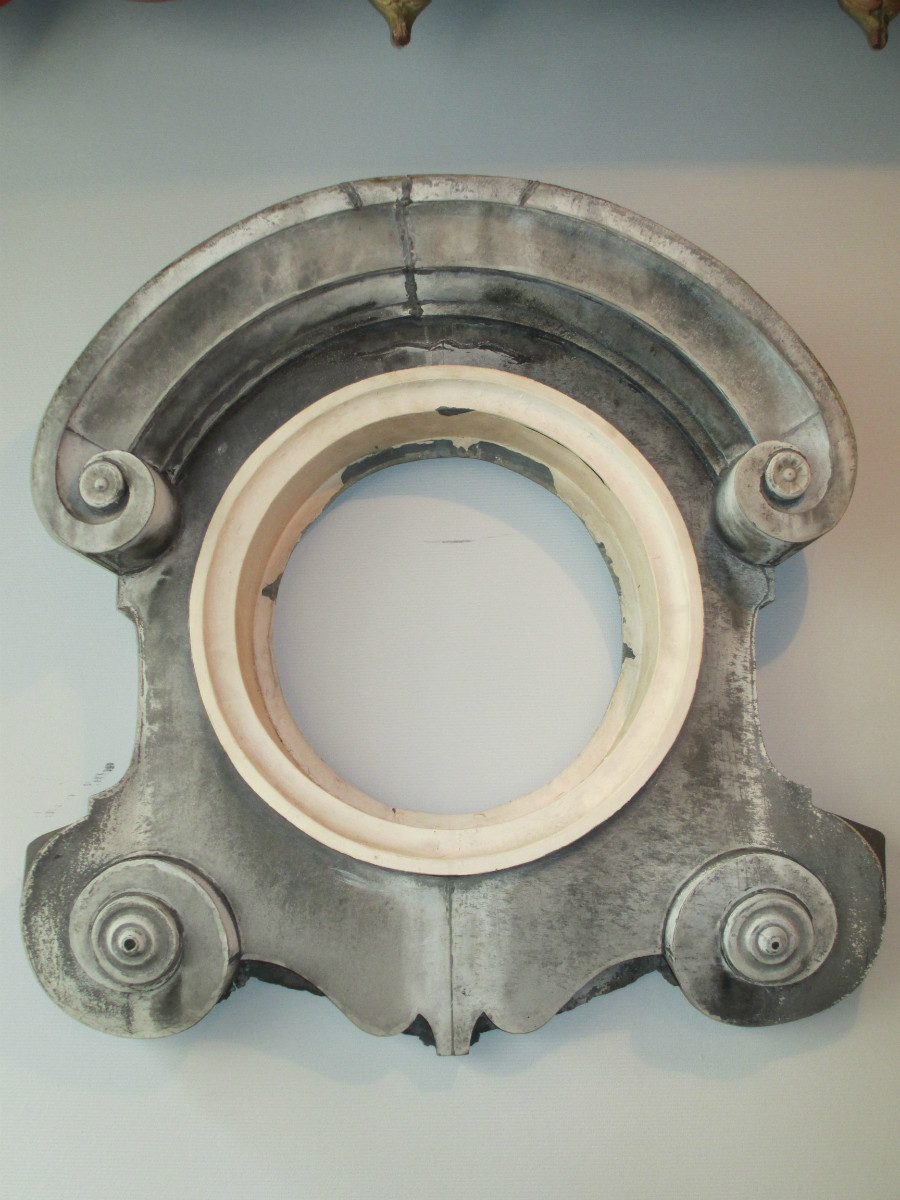 Miroir œil de bœuf ancien