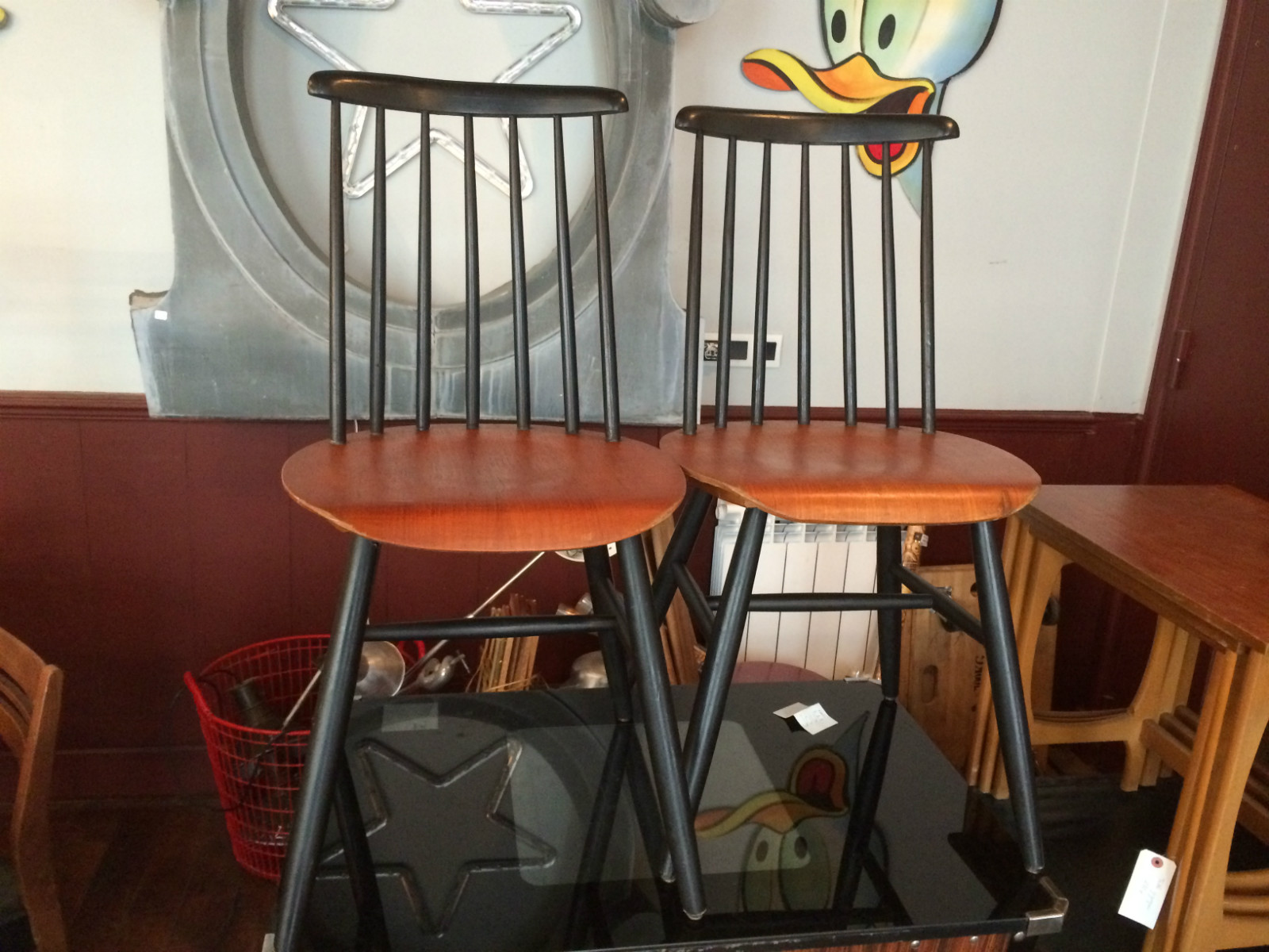 Chaise Tapiovaraa année 50 vintage