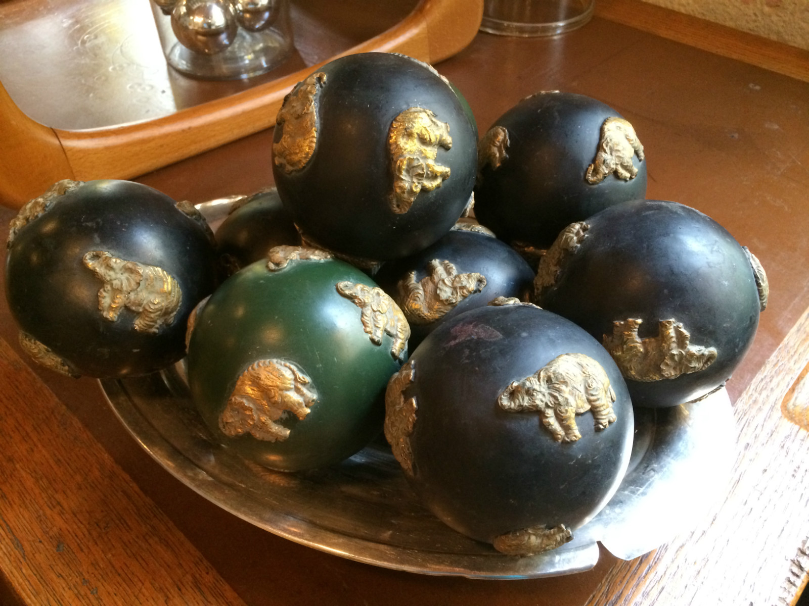 Boules décorative incrustation éléphant