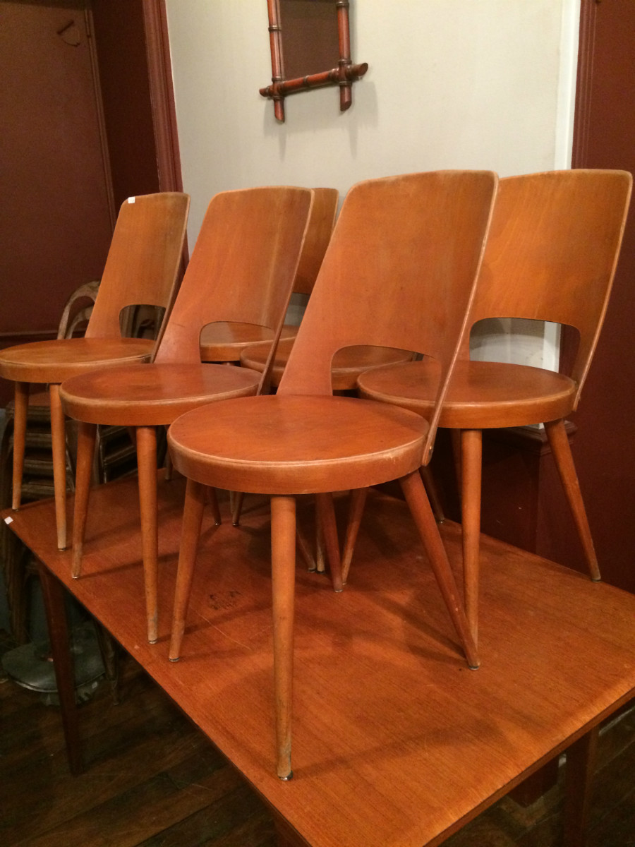 Lot de 6 chaises Baumann