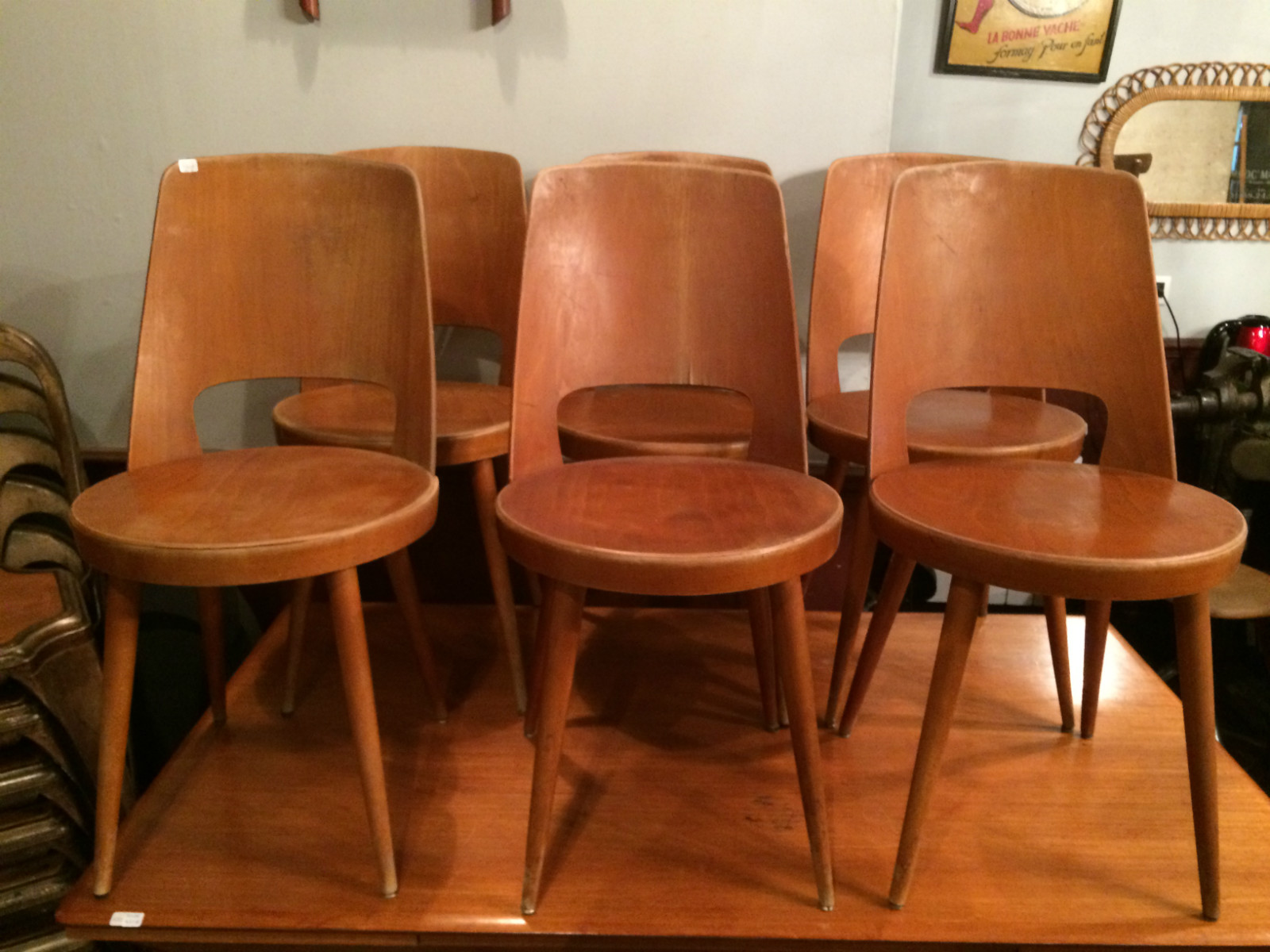 Lot de 6 chaises Baumann