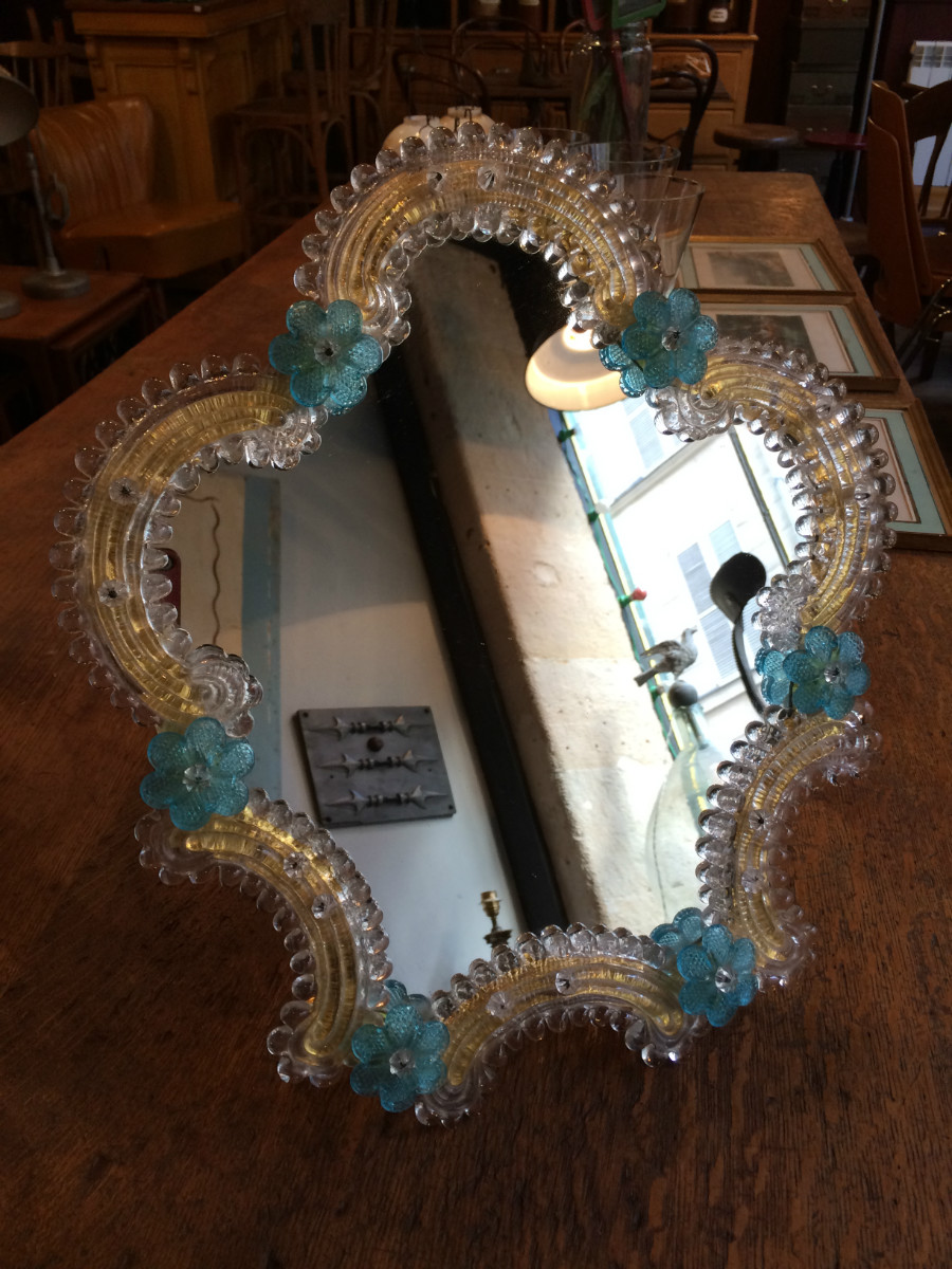 Miroir vénitien vintage