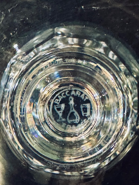 9 verres à vin rouge cristal Baccarat Missouri