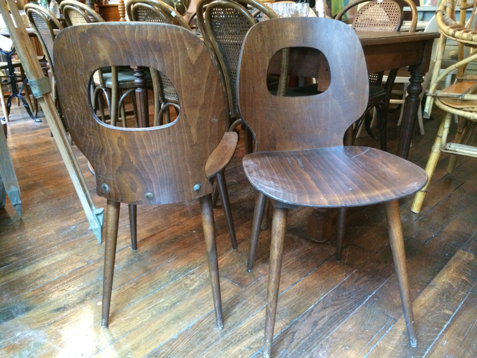 Paire de chaises Baumann