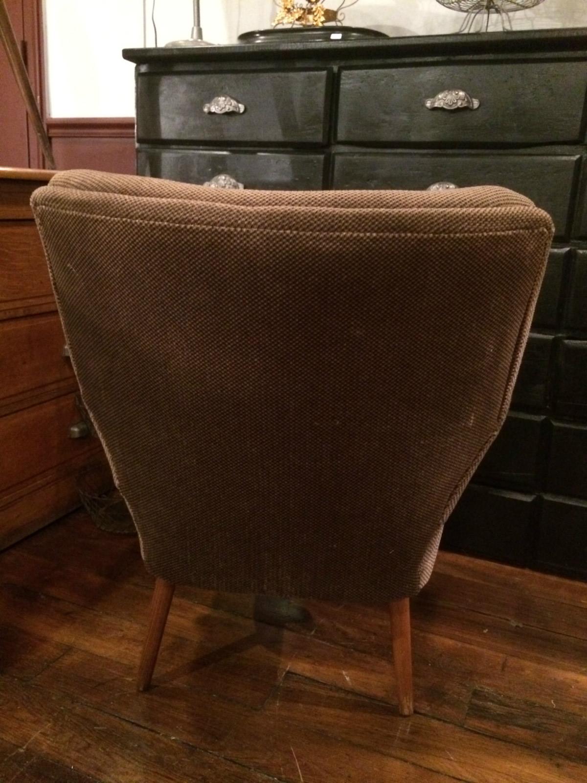 Fauteuil cocktail en velours