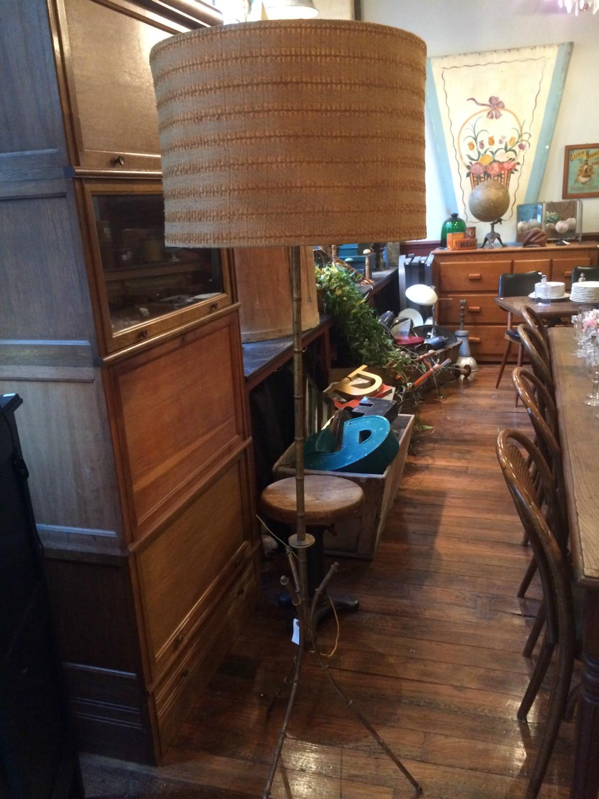 Lampadaire bambou dlg de Baguès