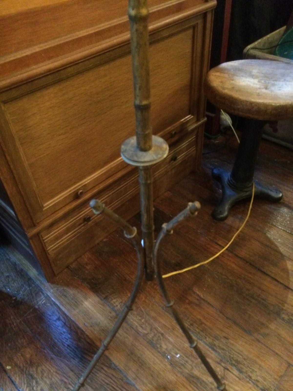 Lampadaire bambou dlg de Baguès