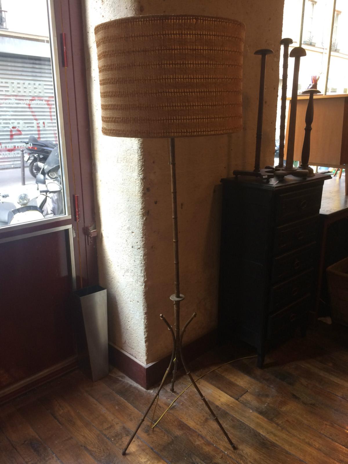 Lampadaire bambou dlg de Baguès