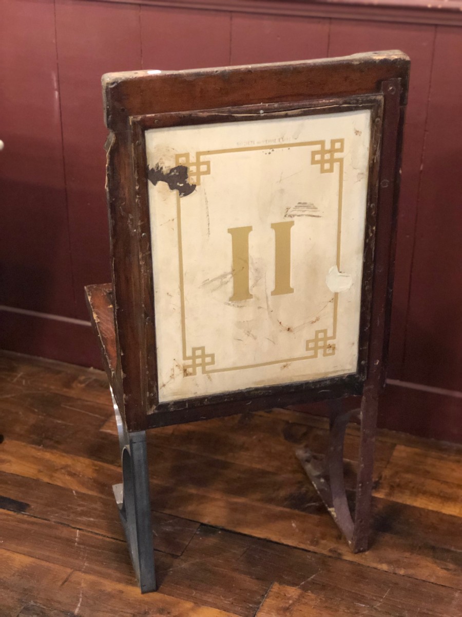 Banquette de métro Sprague