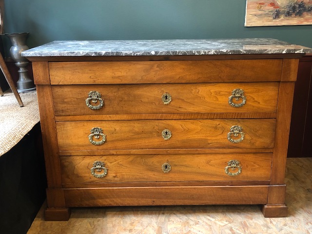 Commode ancienne plateau marbre