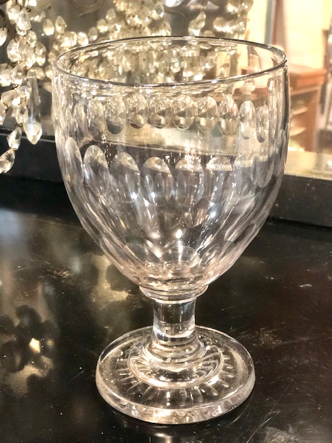 Coupe en cristal taillé ancienne 